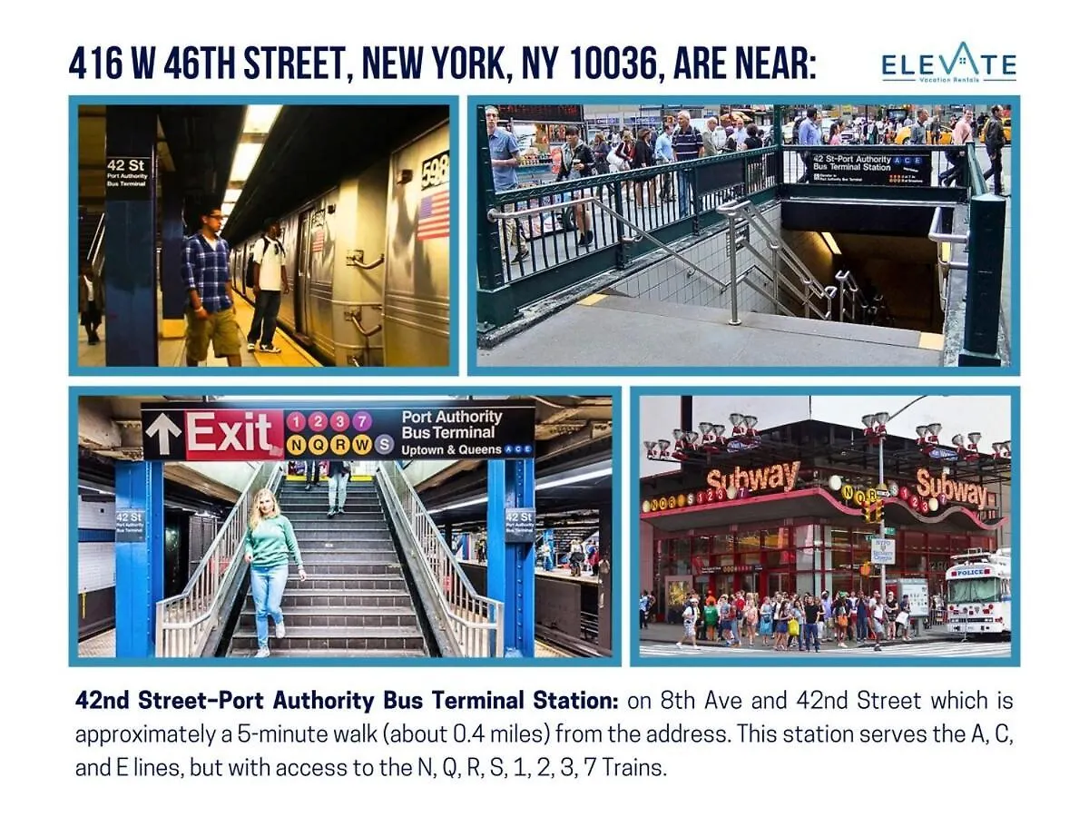 Elevate Apartment At Times Square - Cozy Studio In Times Square And Nearby Restaurants 纽约