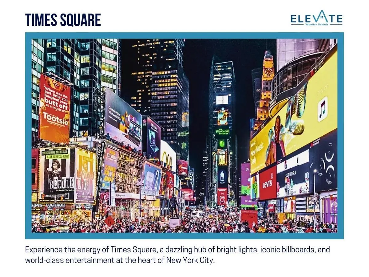 ניו יורק Elevate Apartment At Times Square - Cozy Studio In Times Square And Nearby Restaurants